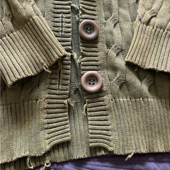 Project E Vintage - hooded cardigan. Size M - Picture 6 of 6